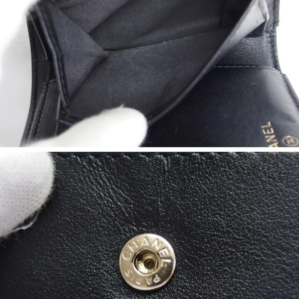 CHANEL Authentic Black Caviar Leather Wallet - Picture 10 of 11